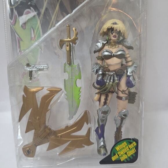 1990's Spawn McFarlane Collectors Club Tiffany The Amazon Special Edition Figure - Picture 2 of 3
